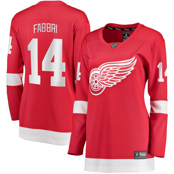 Women's Detroit Red Wings Robby Fabbri Fanatics Red Home Breakaway Player Jersey