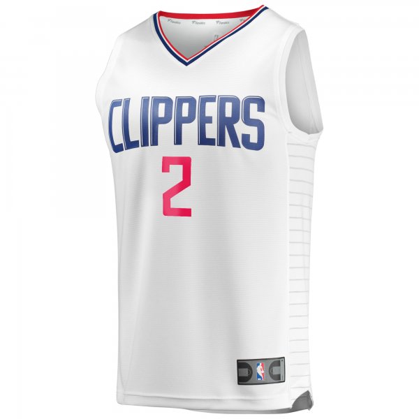 Men's LA Clippers Kawhi Leonard Fanatics White Fast Break Replica Player Jersey - Association Edition