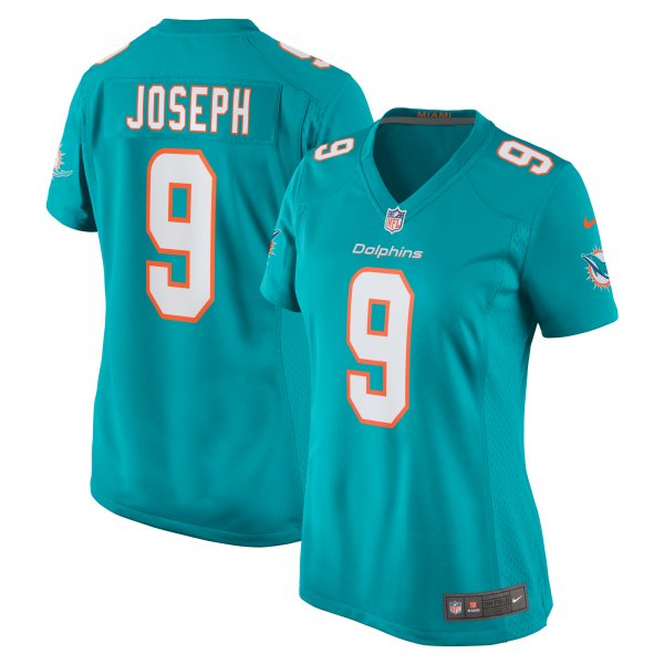 Women's Miami Dolphins Kelvin Joseph Nike  Aqua Team Game Jersey