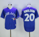 Toronto Blue Jays #20 Josh Donaldson Blue New Cool Base 40th Anniversary Stitched MLB Jersey