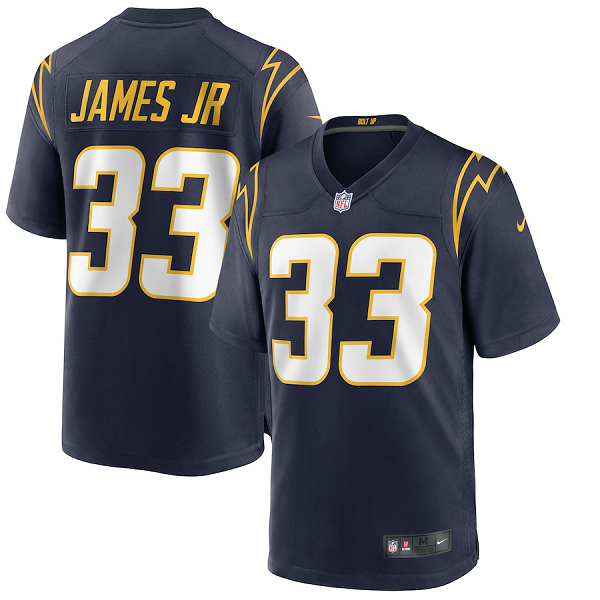 Men's Los Angeles Chargers #33 Derwin James Nike Navy Alternate Game Jersey