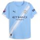 Puma Manchester City 25/26 Home Jersey w/ EPL + Sponsor Patch (Team Light Blue/White)
