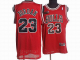 Men's Chicago Bulls #23 Michael Jordan Stitched Red Champion Patch NBA Jersey