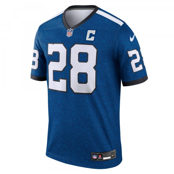 Men's Indianapolis Colts Jonathan Taylor Nike Royal Indiana Nights Alternate Legend Jersey