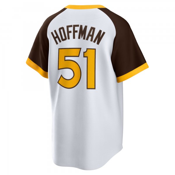 Men's San Diego Padres Trevor Hoffman Nike White Home Cooperstown Collection Player Jersey