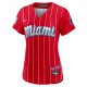 Women's Miami Marlins Nike Red City Connect Replica Jersey