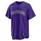 Men's Colorado Rockies Charlie Blackmon Nike Purple Alternate Replica Player Name Jersey