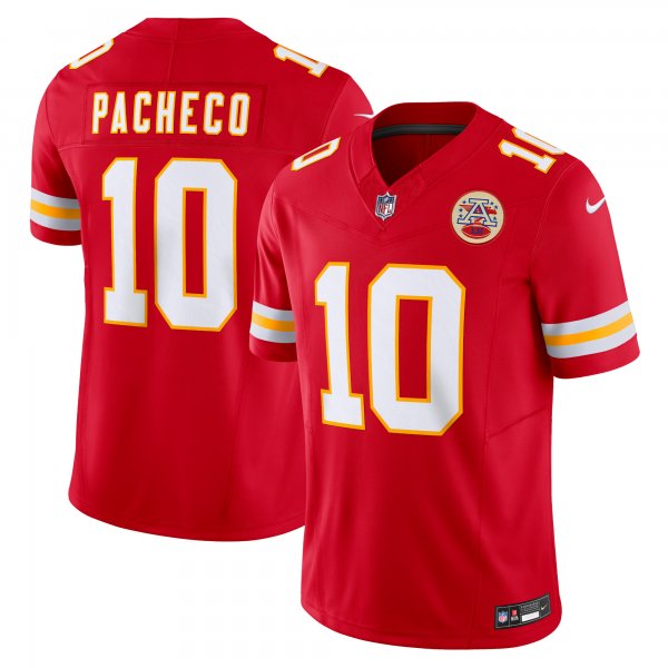 Men's Kansas City Chiefs Isiah Pacheco Nike Red Vapor F.U.S.E. Limited Jersey