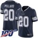 Dallas Cowboys #20 Tony Pollard Navy Blue Team Color Youth Stitched NFL 100th Season Vapor Limited Jersey