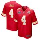 Men's #4 Rashee Rice Kansas City Chiefs Nike Super Bowl LVIII Limited Jersey Red