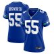 Women's Seattle Seahawks Brian Bosworth Nike Royal Throwback Retired Player Game Jersey