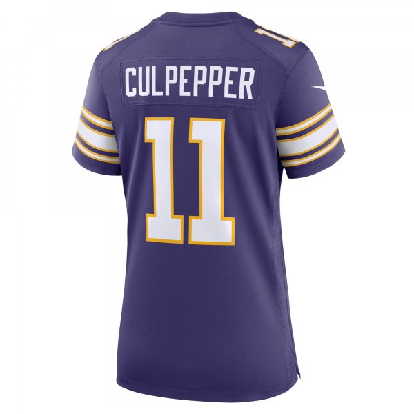 Women's Minnesota Vikings Daunte Culpepper Nike Purple Classic Retired Player Game Jersey