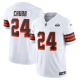 Men's Cleveland Browns #24 Nick Chubb Nike White Alternate Vapor F.U.S.E. Limited Jersey