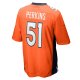 Men's Denver Broncos Ronnie Perkins Nike  Orange  Game Jersey