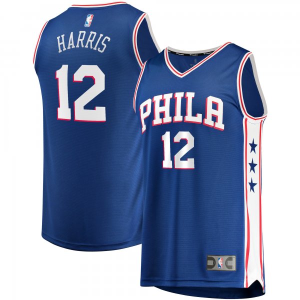 Men's Philadelphia 76ers Tobias Harris Fanatics Royal Fast Break Replica Player Team Jersey - Icon Edition