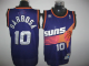 Men's Phoenix Suns #10 BLeandro Barbosa Throwback Purple Stitched NBA Jersey