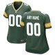 Women's Nike Green Green Bay Packers Custom Game Jersey