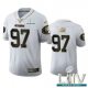 San Francisco 49ers #97 Nick Bosa Men's Nike White Golden Super Bowl LIV 2020 Edition Vapor Limited NFL 100 Jersey