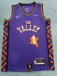 Men's #1 Devin Booker Phoenix Suns Purple City Edition Jersey