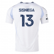 adidas San Diego FC Pablo Sisniega Away Jersey 25/26 w/ MLS & Apple Patch (White)