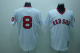 Mitchell And Ness Boston Red Sox #8 Carl Yastrzemski Stitched White Throwback MLB Jersey