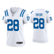 Women's #28 Jonathan Taylor Indianapolis Colts White 2020 NFL Draft Game Jersey