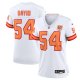 Women's '76 Tampa Bay Buccaneers #54 Lavonte David Nike White 50th Season Game Jersey