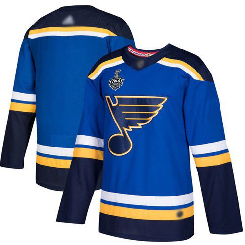 St. Louis Blues Blank Blue Home Stanley Cup Final Bound Stitched Adidas NHL Jersey