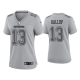 Women's Dallas Cowboys Michael Gallup Gray Atmosphere Fashion Game Jersey