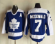 Men's Toronto Maple Leafs #7 Lanny Mcdonald Blue Throwback NHL Jersey