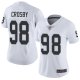 Las Vegas Raiders #98 Maxx Crosby White Women's Stitched NFL Vapor Untouchable Limited Jersey