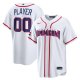 Men's Dominican Republic Baseball Nike White 2026 World Baseball Classic Home custom Jersey