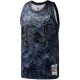 Men's Toronto Raptors Vince Carter Mitchell & Ness Black Hardwood Classics 1998/99 Tie-Dye Swingman Jersey