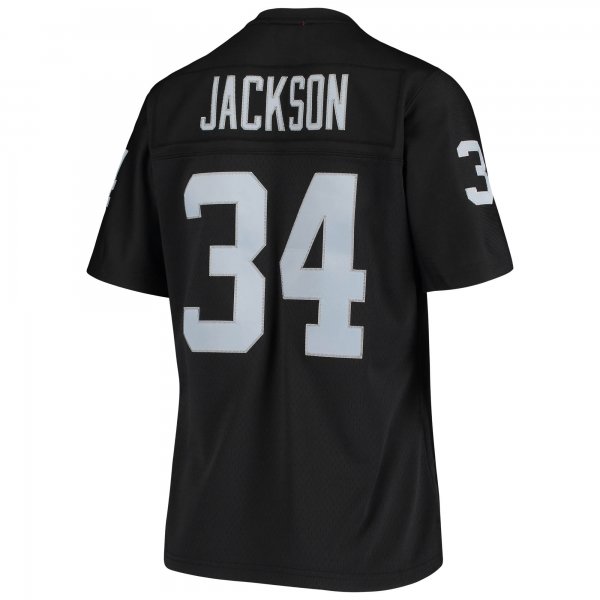 Women's Las Vegas Raiders Bo Jackson Mitchell & Ness Black 1988 Legacy Replica Jersey