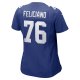 Women's New York Giants Jon Feliciano Nike Royal Game Player Jersey