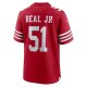 Men's San Francisco 49ers Robert Beal Jr Nike  Scarlet  Game Jersey