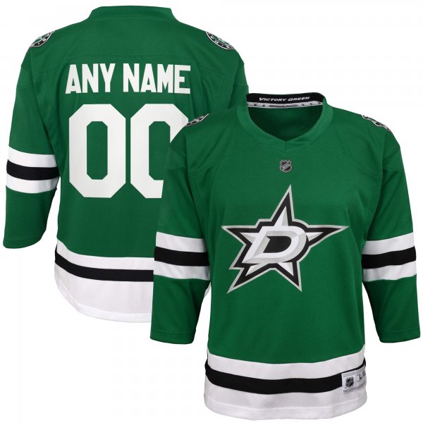 Youth Dallas Stars Green Home Replica Custom Jersey