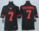 Nike San Francisco 49ers #7 Colin Kaepernick Black Alternate Men's Stitched NFL Limited Jersey