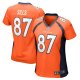 Women's Denver Broncos David Sills Nike  Orange Team Game Jersey