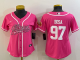 Men's San Francisco 49ers #97 Nick Bosa Pink Stitched Baseball Cool Base Jersey