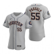 Men's Houston Astros Ryan Pressly Gray 2022 World Series Flex Base Jersey