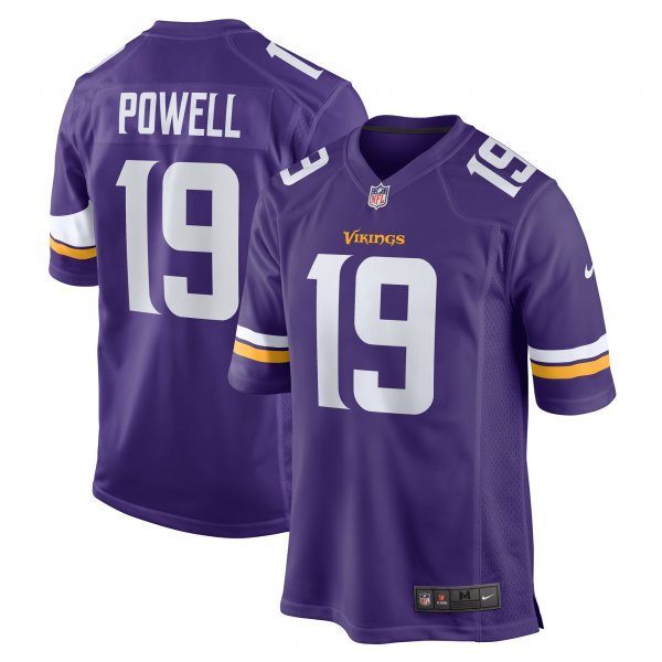 Men's Minnesota Vikings Brandon Powell Nike Purple Game Jersey