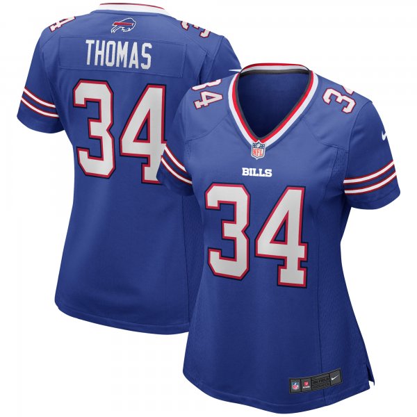 Women's Buffalo Bills Thurman Thomas Nike Royal Game Retired Player Jersey