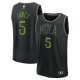 Men's Unisex New Orleans Pelicans #5 Herbert Jones Black 2023/24 Fast Break City Edition Jersey