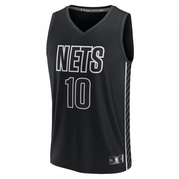 Men's Brooklyn Nets Ben Simmons Fanatics Black Fast Break Replica Player Jersey - Statement Edition