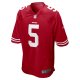 Youth San Francisco 49ers Trey Lance Nike Scarlet Player Game Jersey