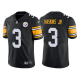 Men's Nike Pittsburgh Steelers #3 Dwayne Haskins Jr. Black NFL Vapor Limited Jersey