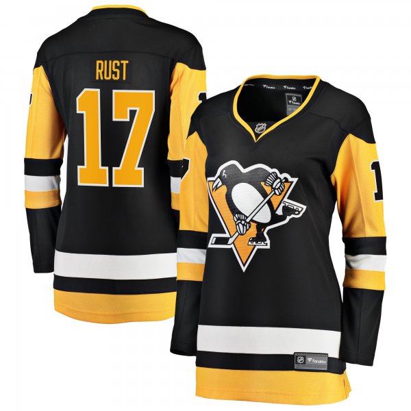 Women's Pittsburgh Penguins Bryan Rust Fanatics Black Premier Breakaway Player Jersey