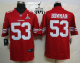 Nike San Francisco 49ers #53 NaVorro Bowman Red Team Color Super Bowl XLVII Men's Stitched NFL Limited Jersey