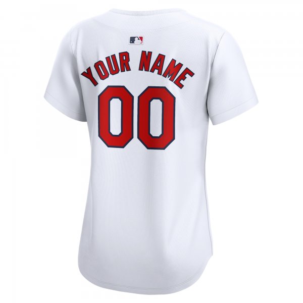 Women's St. Louis Cardinals Nike White Home Limited Custom Jersey